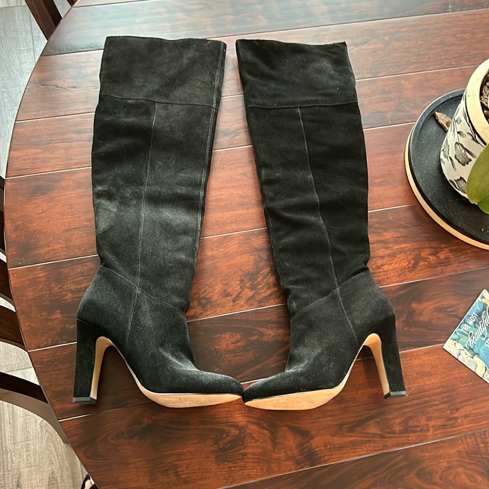 Aldo suede over the knee boots